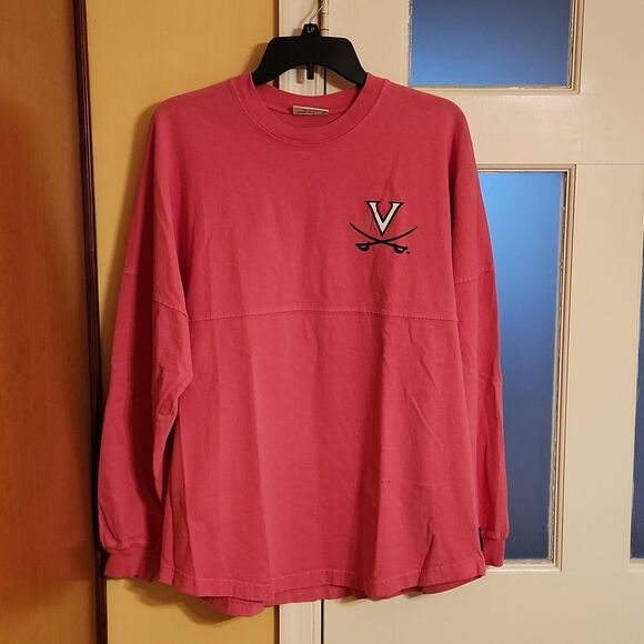 Virginia Cavaliers Pink Spirit Jersey Longsleeves Size M - Picture 1 of 9